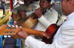 Mariachis animam a festa nas trajineras de Xochimilco, Cidade do México